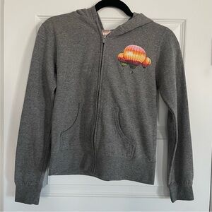 Coachella Hot Air Balloons Gray Hoodie 2012 Vintage Official Merch